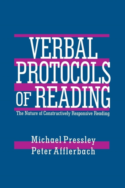 Book cover of: Verbal Protocols of Reading