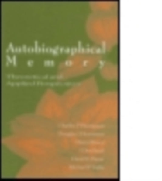 Book cover of: Autobiographical Memory