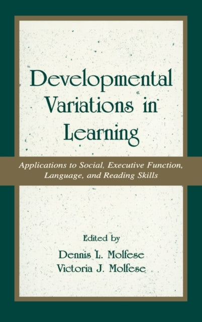Book cover of: Developmental Variations in Learning