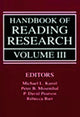 Book cover of: Handbook of Reading Research, Volume III