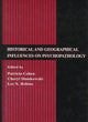 Book cover of: Historical and Geographical Influences on Psychopathology