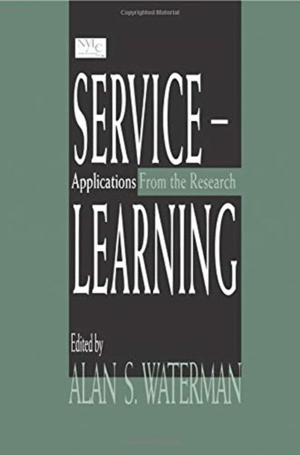 Book cover of: Service-learning. By: Alan S. Waterman