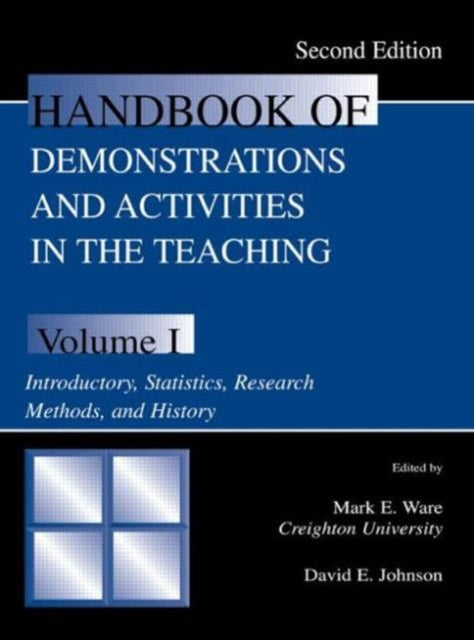 Book cover of: Handbook of Demonstrations and Activities in the Teaching of Psychology
