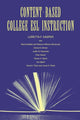 Book cover of: Content-Based College ESL Instruction