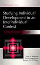 Book cover of: Studying individual Development in An interindividual Context. By: Lars R. Bergman