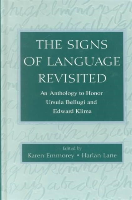 Book cover of: Signs of Language Revisited