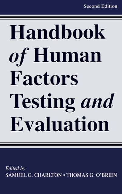 Book cover of: Handbook of Human Factors Testing and Evaluation