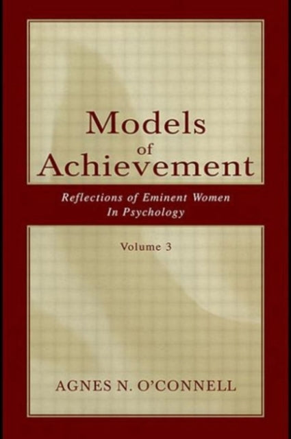 Book cover of: Models of Achievement. By: Agnes N. O'Connell