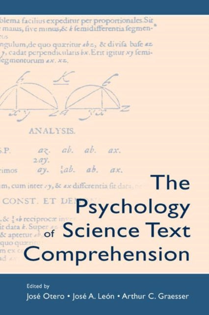 Book cover of: Psychology of Science Text Comprehension