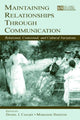 Book cover of: Maintaining Relationships Through Communication