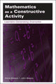 Book cover of: Mathematics as a Constructive Activity. By: Anne Watson
