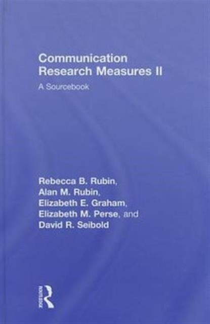 Book cover of: Communication Research Measures II