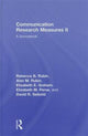 Book cover of: Communication Research Measures II