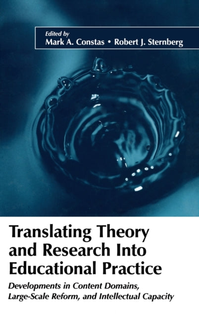 Book cover of: Translating Theory and Research Into Educational Practice