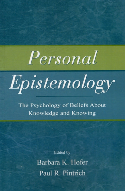 Book cover of: Personal Epistemology