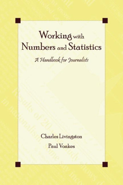 Book cover of: Working With Numbers and Statistics. By: Charles Livingston