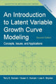 Book cover of: Introduction to Latent Variable Growth Curve Modeling