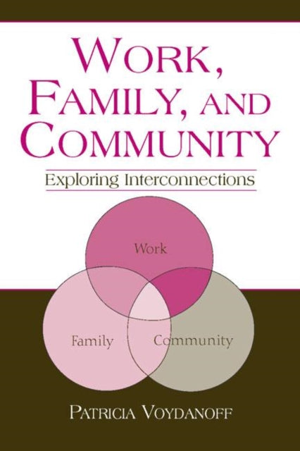 Book cover of: Work, Family, and Community. By: Patricia Voydanoff