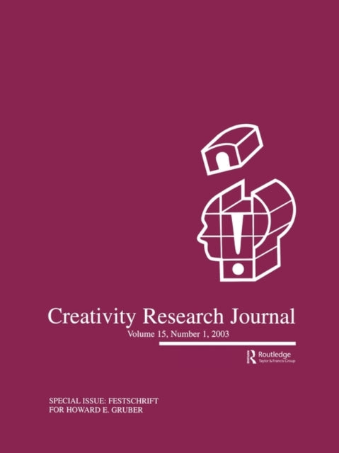 Book cover of: Festschrift for Howard E. Gruber. By: Mark Runco