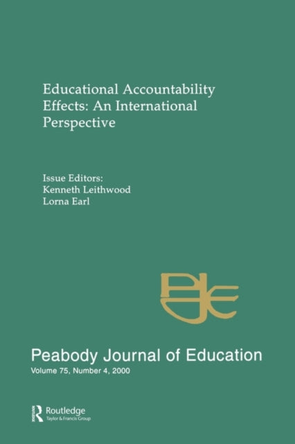 Book cover of: Educational Accountability Effects