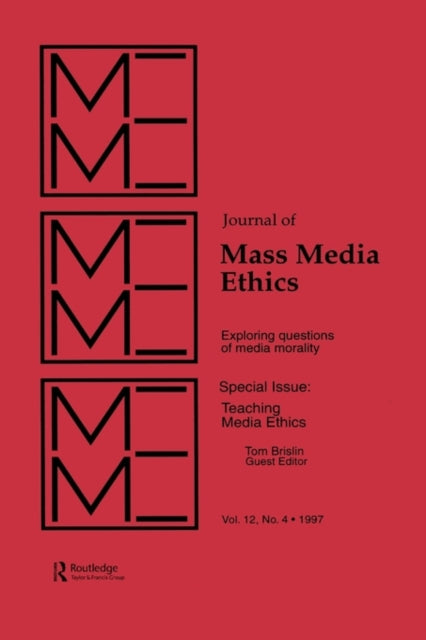 Book cover of: Teaching Media Ethics. By: Tom Brislin