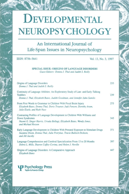 Origins of Language Disorders