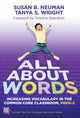 Book cover of: All About Words. By: Susan B. Neuman