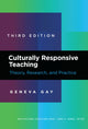Book cover of: Culturally Responsive Teaching. By: Geneva Gay