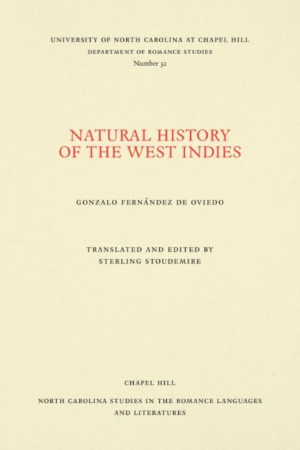 Book cover of: Natural History of the West Indies. By: Sterling A. Stoudemire