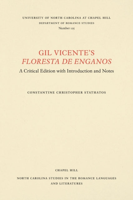 Book cover of: Gil Vicente's Floresta De Enganos. By: Gil Vicente