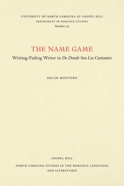 Book cover of: Name Game