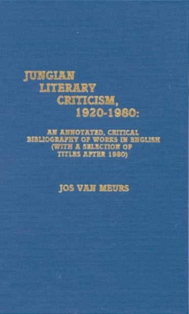 Book cover of: Jungian Literary Criticism, 1920-1980