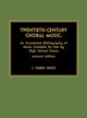 Book cover of: Twentieth-Century Choral Music