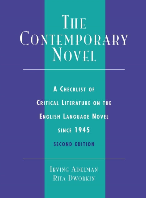 Book cover of: Contemporary Novel. By: Adelman Irving