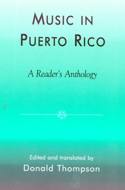 Book cover of: Music in Puerto Rico. By: Donald Thompson