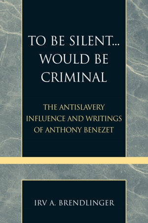 To Be Silent... Would be Criminal