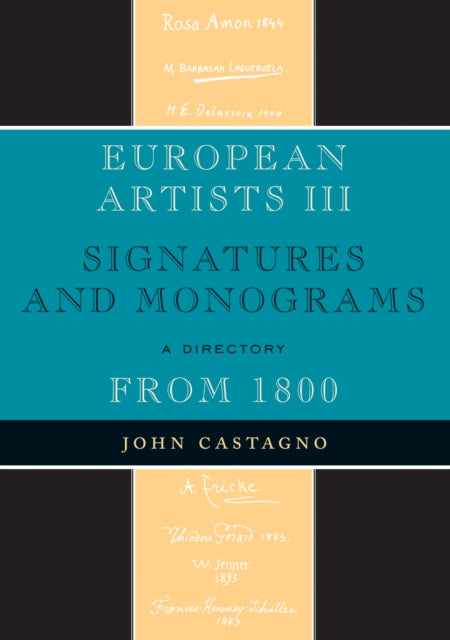 Book cover of: European Artists III. By: John Castagno