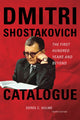 Book cover of: Dmitri Shostakovich Catalogue. By: Derek C. Hulme