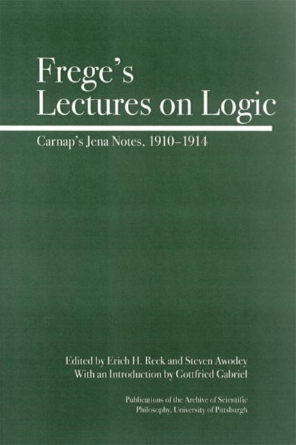 Book cover of: Frege's Lectures on Logic