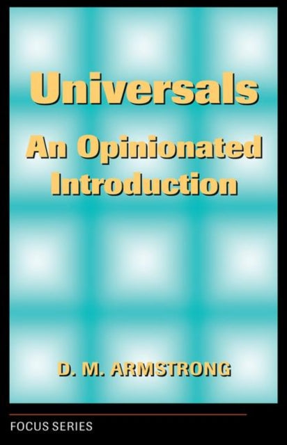 Book cover of: Universals