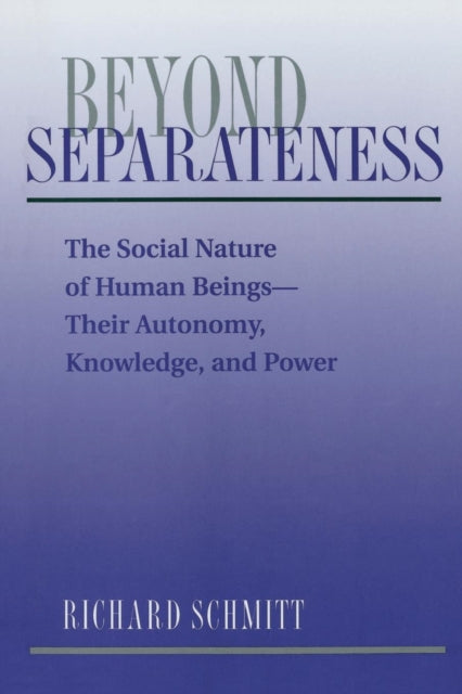 Book cover of: Beyond Separateness