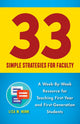 Book cover of: 33 Simple Strategies for Faculty. By: Lisa M. Nunn