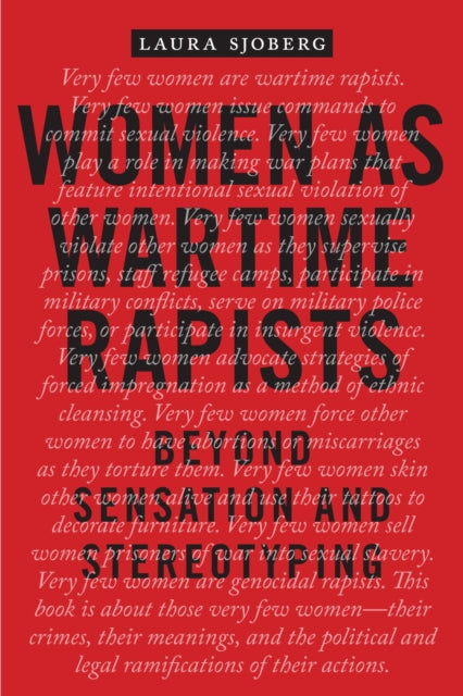 Book cover of: Women As Wartime Rapists. By: Laura Sjoberg