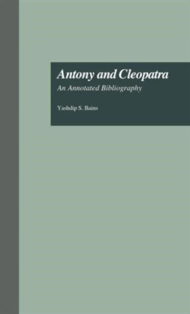 Book cover of: Antony and Cleopatra