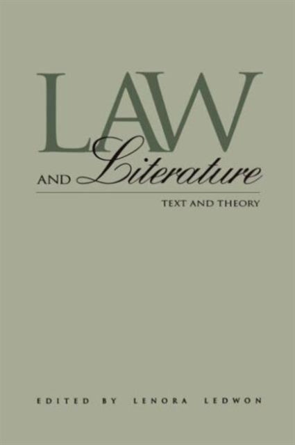 Book cover of: Law and Literature. By: Lenora Ledwon