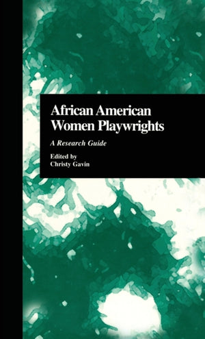 African American Women Playwrights