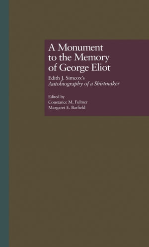 Monument to the Memory of George Eliot
