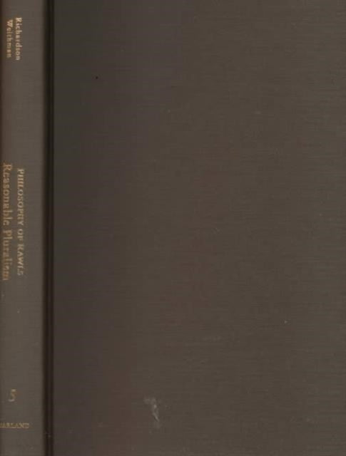 Book cover of: Reasonable Pluralism