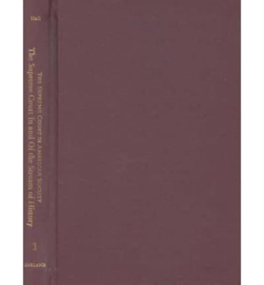 Book cover of: Supreme Court in American Society. By: Kermit Hall