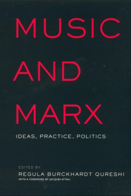 Book cover of: Music and Marx. By: Regula Qureshi